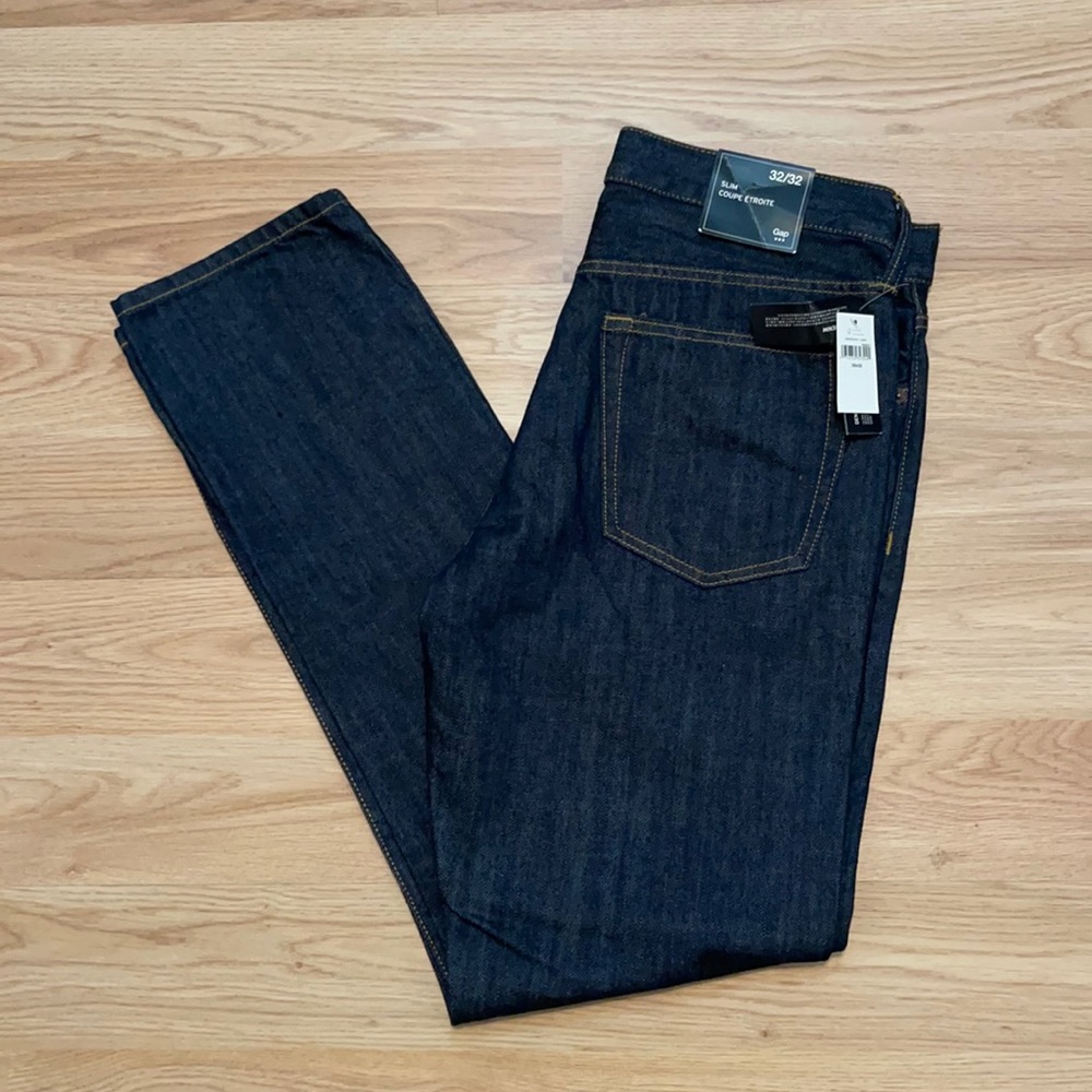 Gap Jeans Navy Blue Slim fit 32x32 NWT